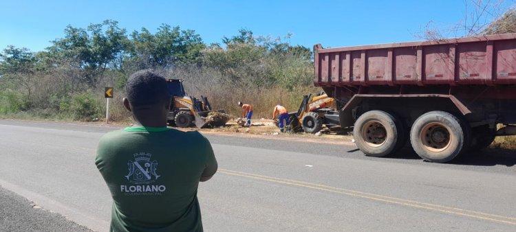 SEMAN faz monitoramento e realiza limpeza de resíduos descartados de forma irregular em Floriano