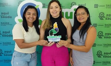 Floriano é premiado na 8ª Mostra Piauí Aqui tem SUS em Congresso realizado pelo COSEMS