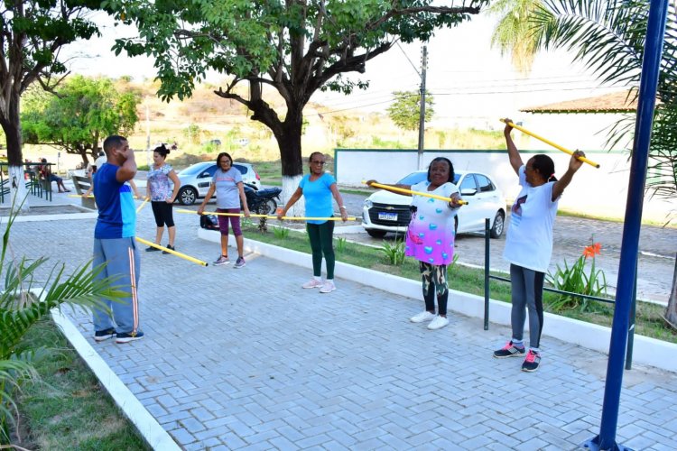 Academia de Saúde do bairro Bom Lugar ganha kits de incentivo à atividade física
