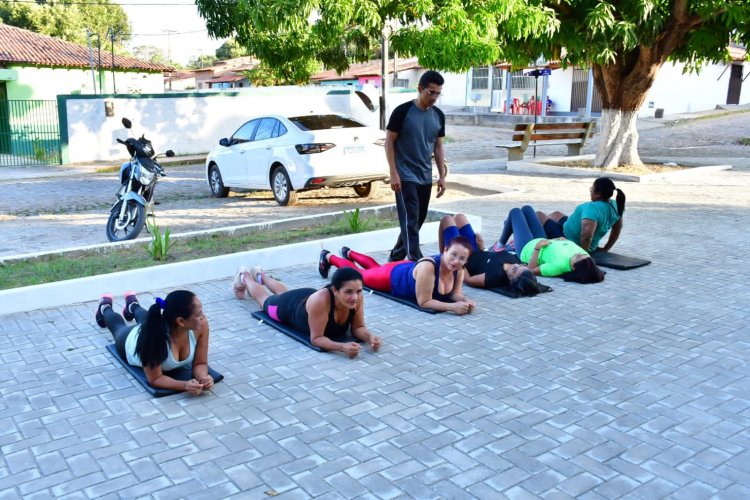 Academia de Saúde do bairro Bom Lugar ganha kits de incentivo à atividade física