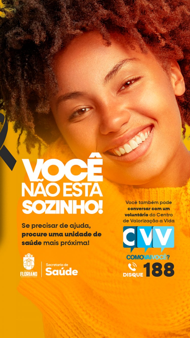 Floriano lança campanha "Um rede pela vida" de prevenção ao suicídio