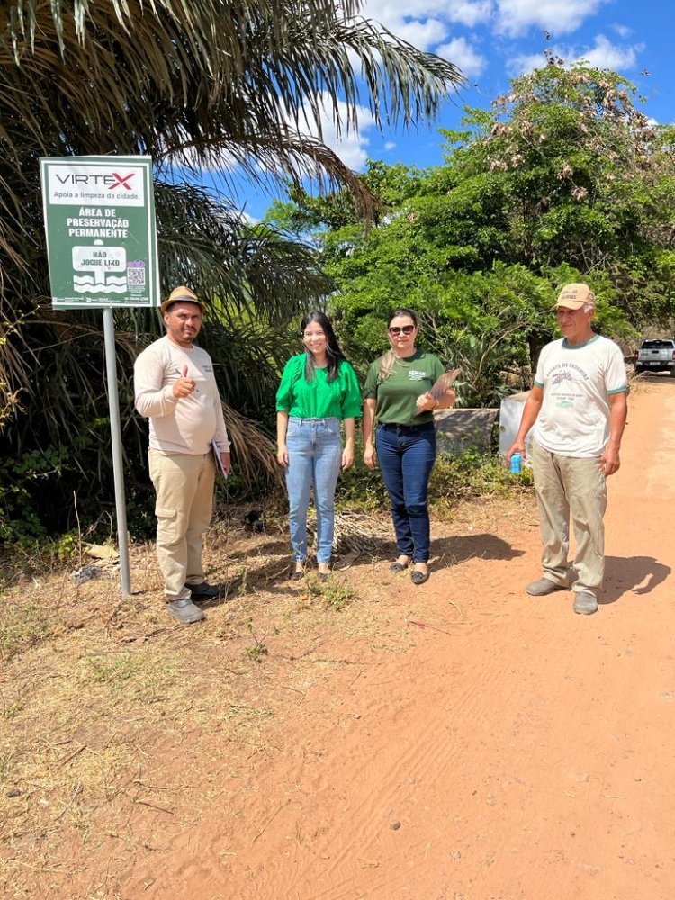SEMAN e Saúde fazem monitoramento de águas em riachos de Floriano