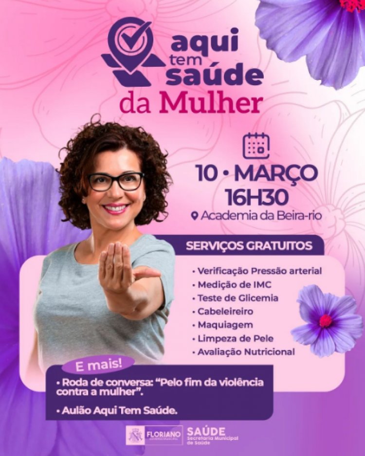 Aqui tem saúde da mulher!