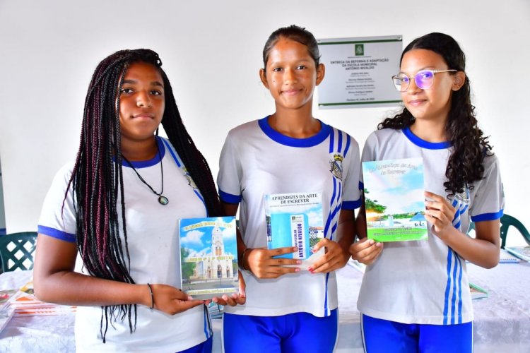 Floriano: projetos escolares incentivam alunos da rede municipal a escreverem livros