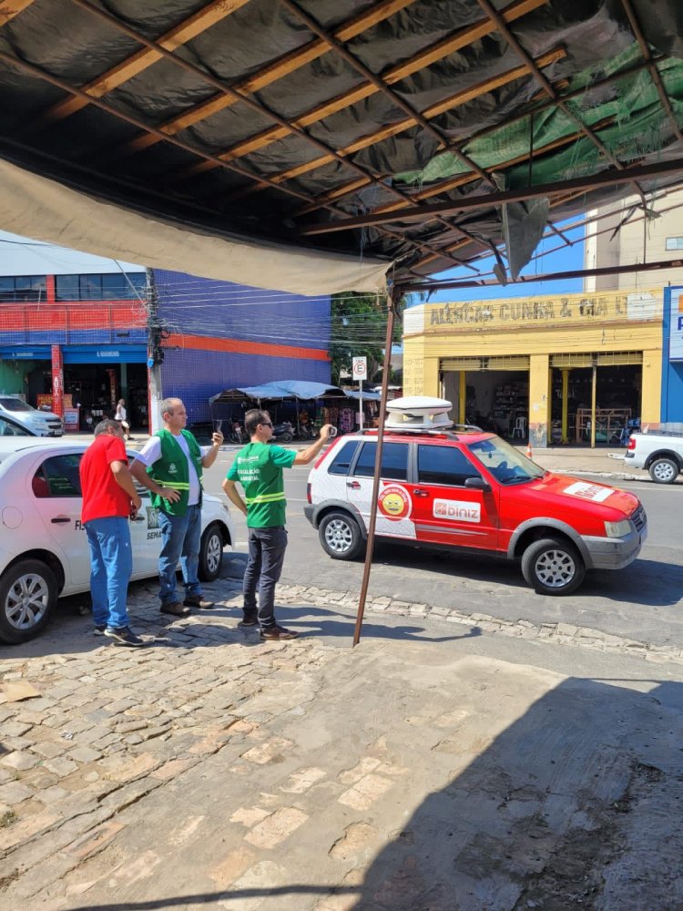 Poluição Sonora: SEMAN e PM promovem orientação e fiscalização no trânsito de Floriano