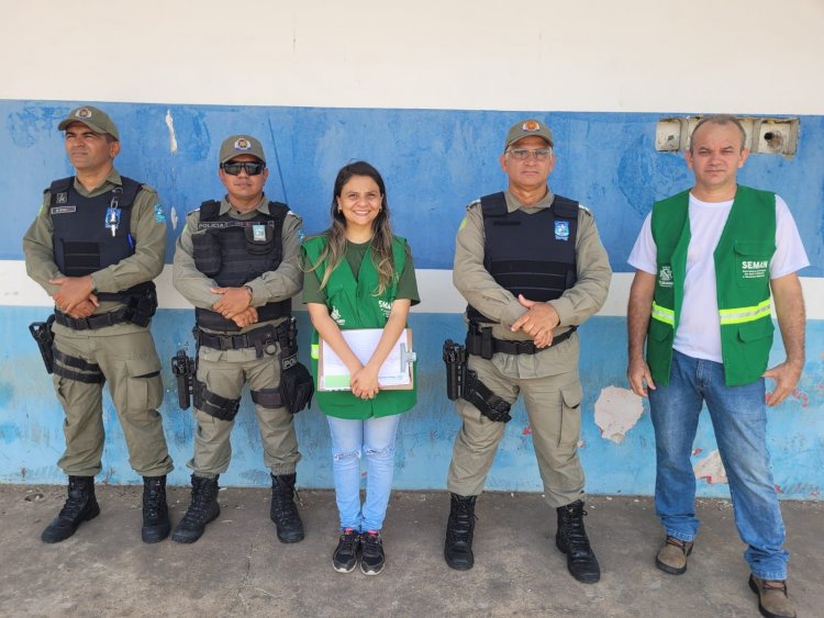 Poluição Sonora: SEMAN e PM promovem orientação e fiscalização no trânsito de Floriano
