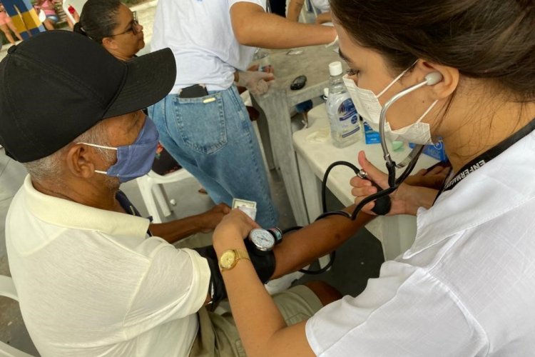 Ação beneficia diabéticos e hipertensos do Conjunto Zé Pereira
