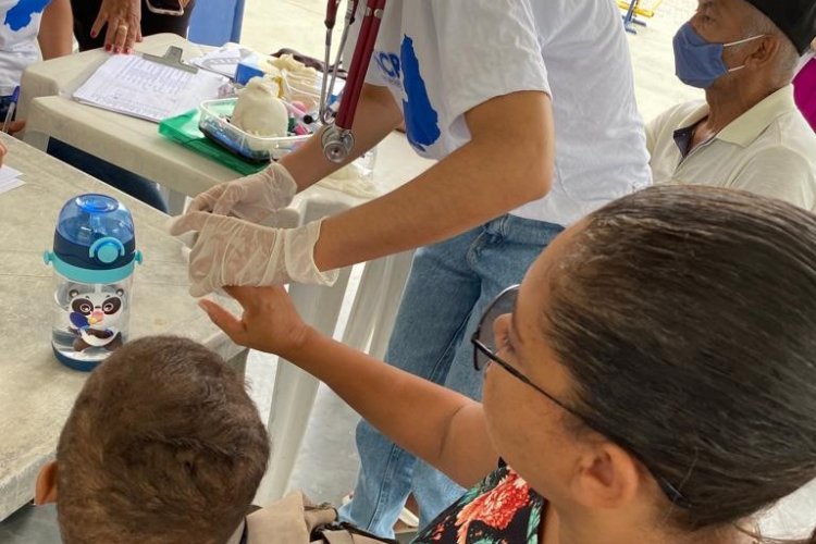 Ação beneficia diabéticos e hipertensos do Conjunto Zé Pereira