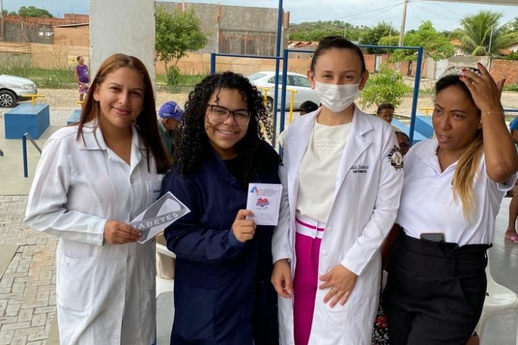 Ação beneficia diabéticos e hipertensos do Conjunto Zé Pereira