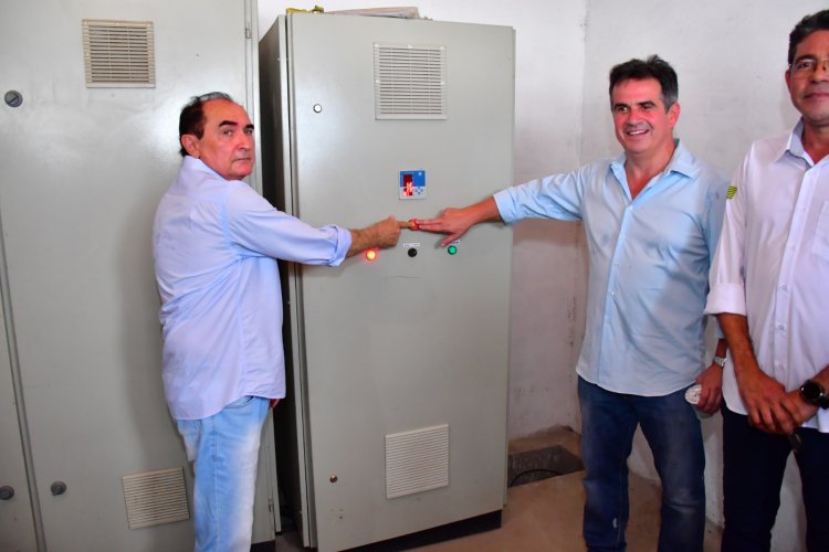 Floriano inaugura a 3ª estação elevatória do Projeto de Esgotamento Sanitário da cidade