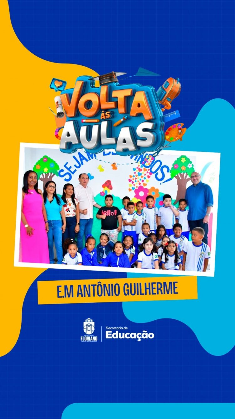 Aula inaugural marca o início do ano letivo na rede municipal de ensino de Floriano