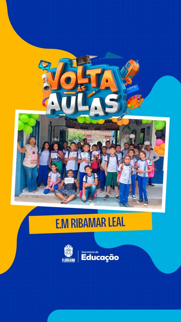 Aula inaugural marca o início do ano letivo na rede municipal de ensino de Floriano