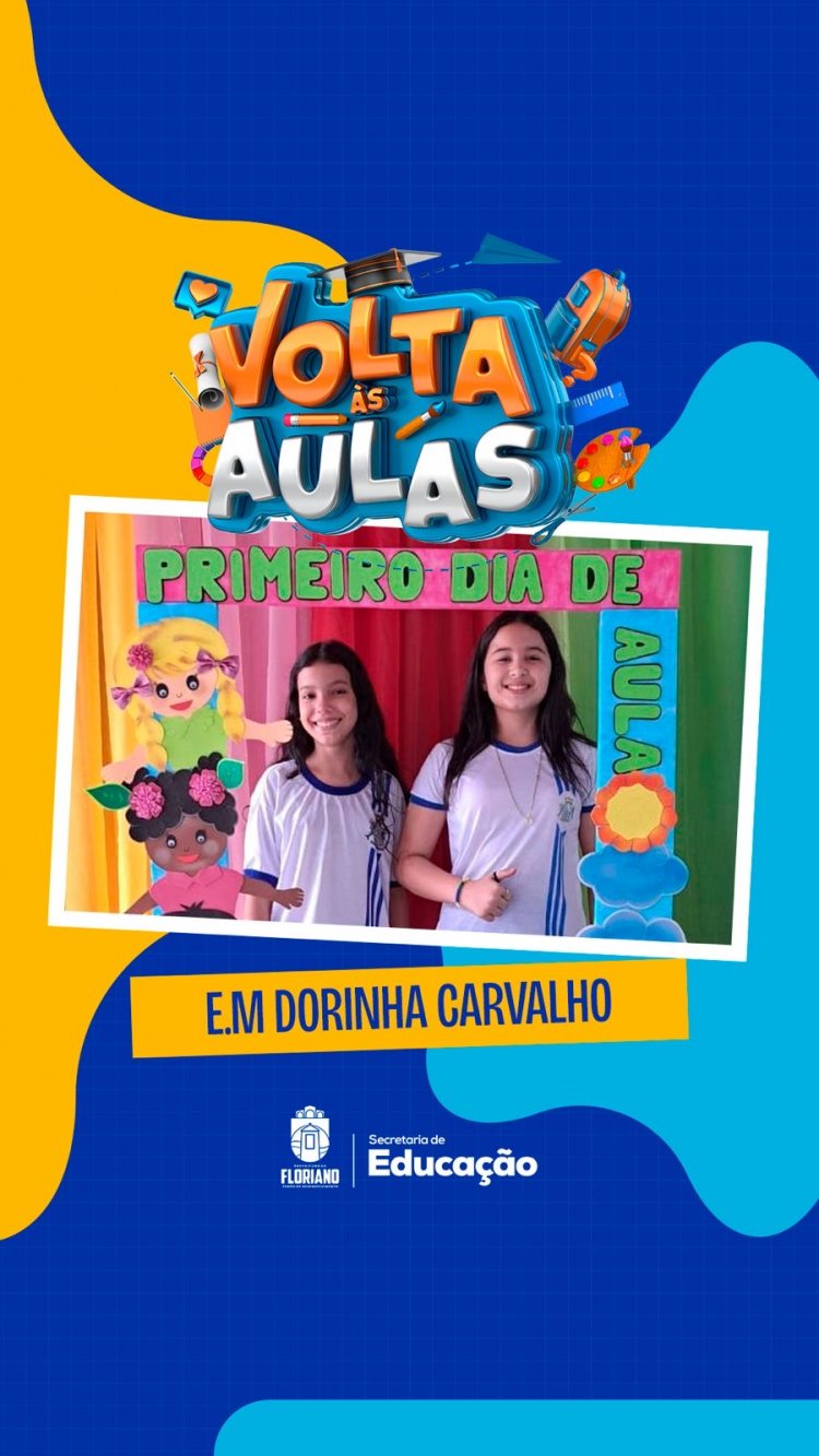 Aula inaugural marca o início do ano letivo na rede municipal de ensino de Floriano