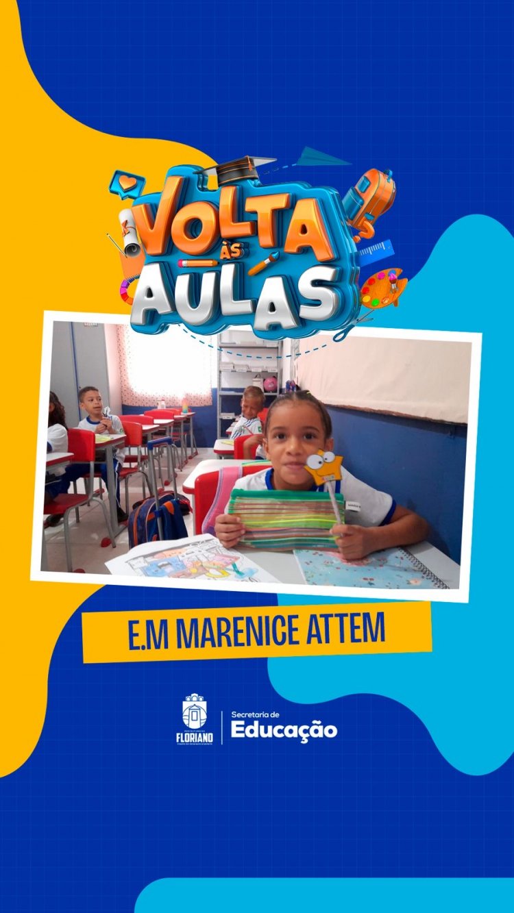 Aula inaugural marca o início do ano letivo na rede municipal de ensino de Floriano