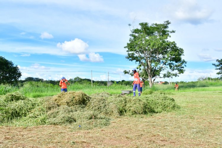 Parceria entre Infraestrutura e Esportes de Floriano começam limpeza nos campos de várzea da cidade