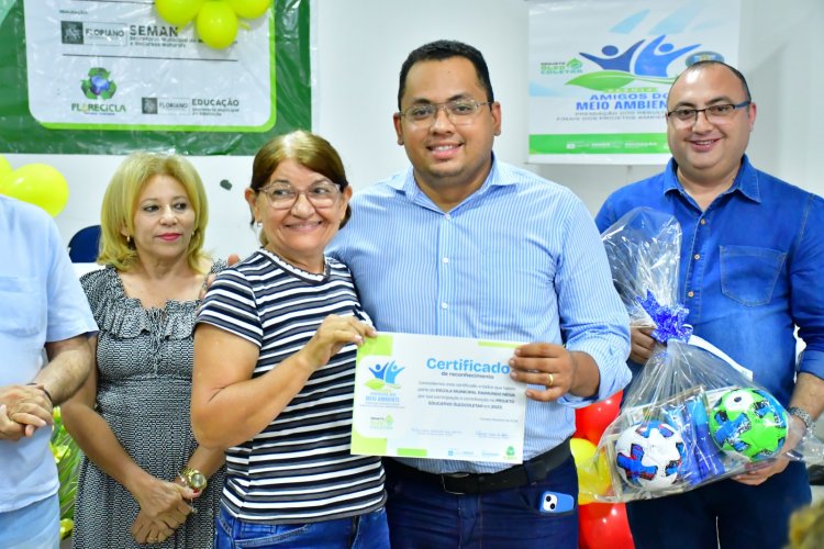 Prefeitura de Floriano realiza premiação ‘Amigos do Meio Ambiente’