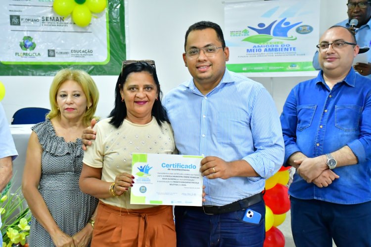 Prefeitura de Floriano realiza premiação ‘Amigos do Meio Ambiente’