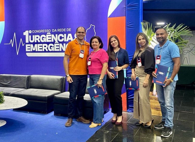 Profissionais do SAMU de Floriano participam do I Congresso da Rede de Urgência e Emergência do Piauí