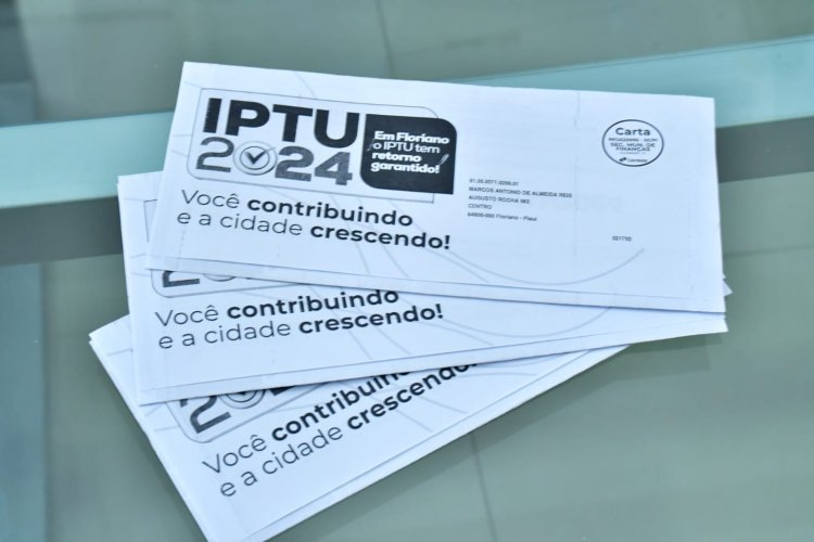 Prefeitura de Floriano lança oficialmente e com novidade, o IPTU 2024