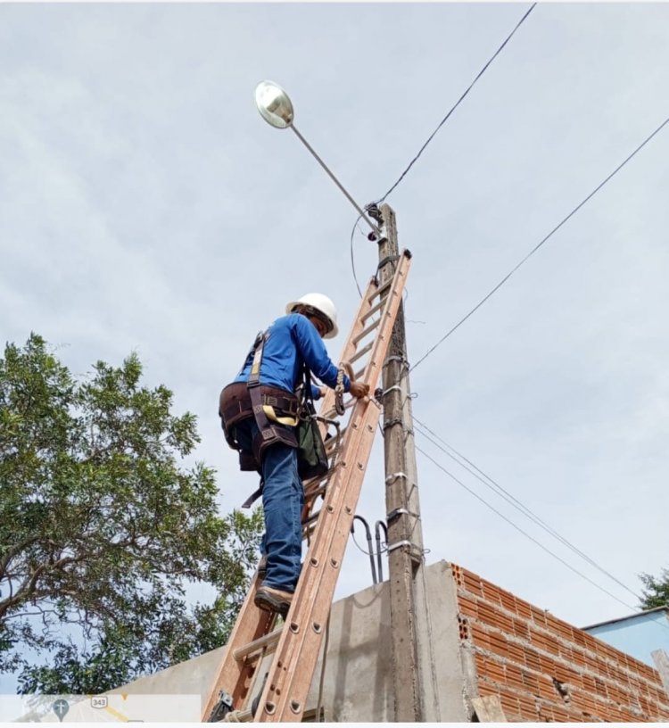 Prefeitura de Floriano conclui 1ª etapa regional da operação 'Iluminação por Bairros'