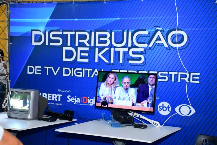 Prefeitura de Floriano apoia ação de entrega de 3 mil kits de TV digital em projeto piloto nacional