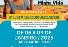Prefeitura de Floriano divulga 3ª lista de convocados do Programa Minha Casa, Minha Vida