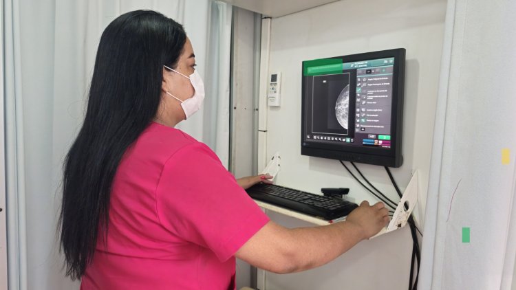 Caminhão da Mamografia realiza em Floriano exames gratuitos pelo SUS