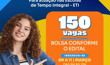 Educação de Floriano lança edital para seleção de monitores que atuarão em escolas de tempo integral