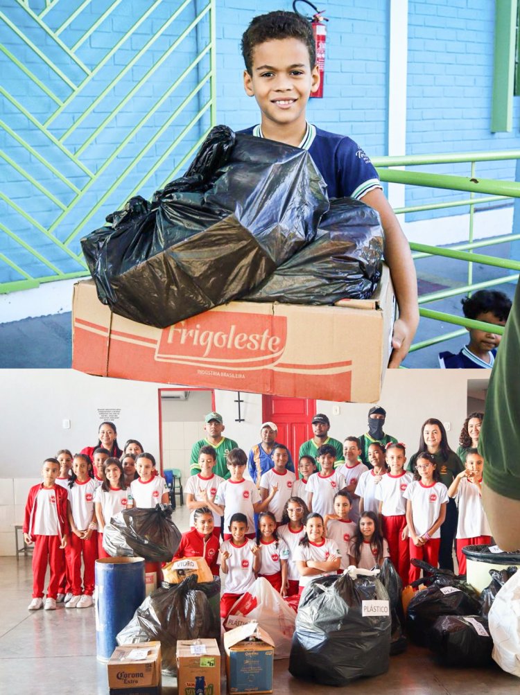 Arrecadação de mais de uma tonelada de materiais recicláveis marca abertura da Semana do Meio Ambiente de Floriano