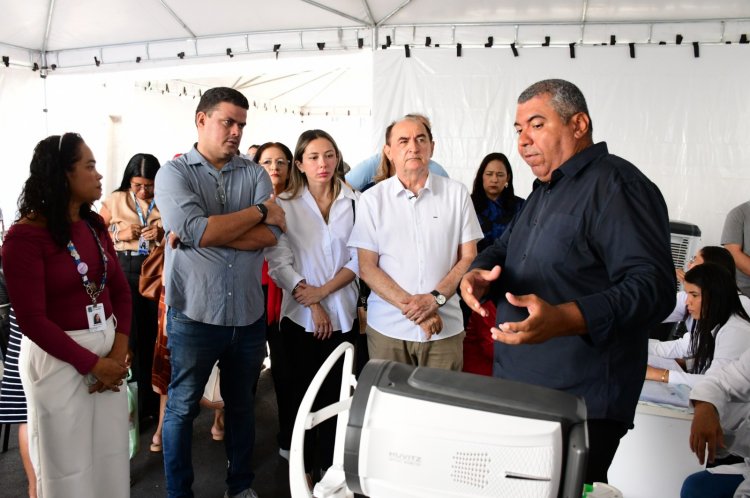 Gestores da região visitam serviços da Carreta da Oftalmologia em Floriano