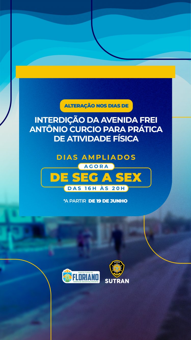 Sutran de Floriano amplia dias de interdição na Avenida Frei Antônio Curcio