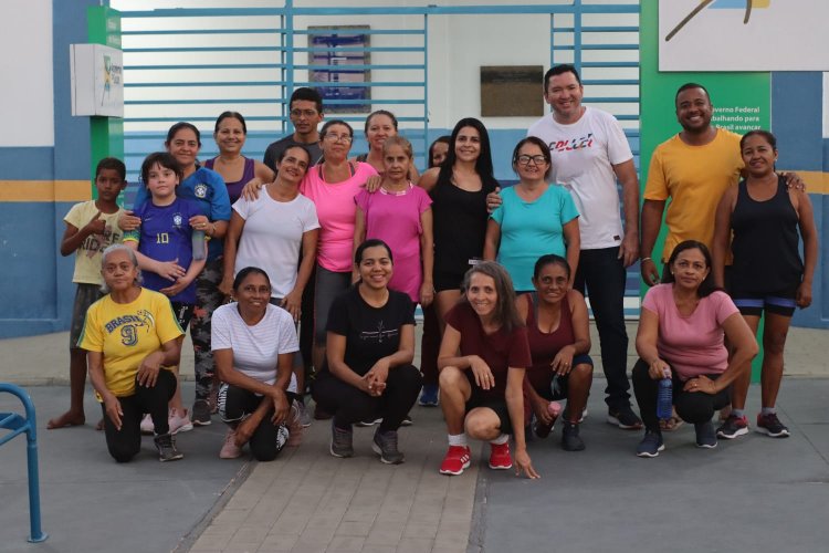FLORIANO: Academia de Saúde do “Dr. Pedro Rocha” recebe kits de incentivo à atividade física