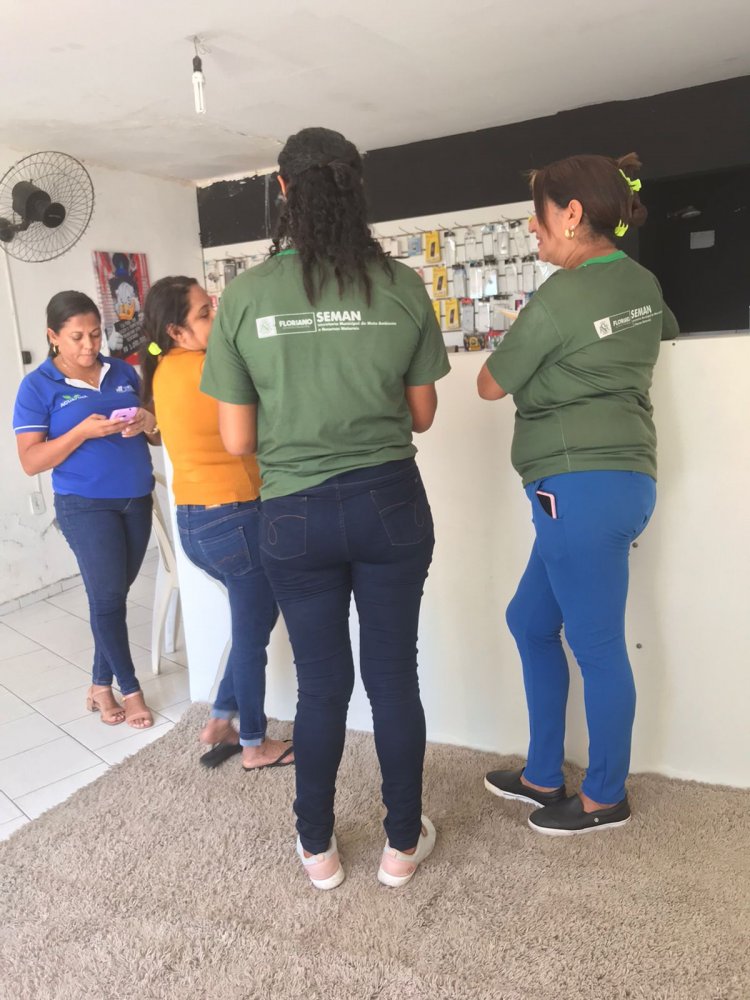 SEMAN inicia ‘Campanha de Prevenção e Combate a Poluição Visual’ em Floriano