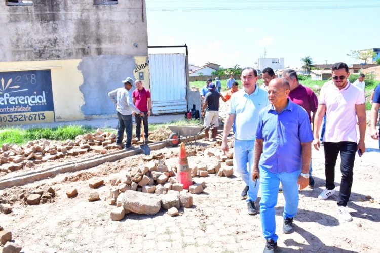 Floriano: prefeito e secretários visitam ruas contempladas pelo PLANMOB