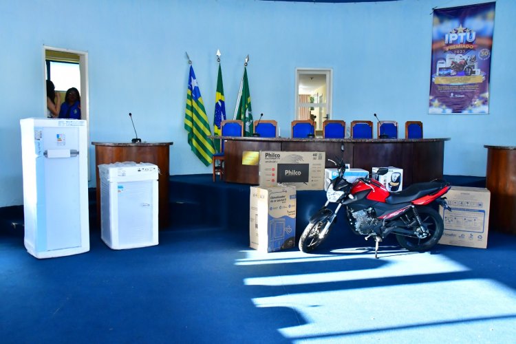 Prefeitura de Floriano realiza sorteio da campanha ‘IPTU Premiado’