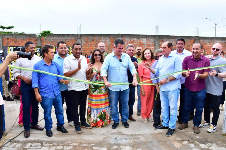 Floriano inaugura a 3ª estação elevatória do Projeto de Esgotamento Sanitário da cidade