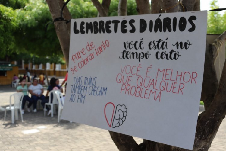 Saúde finaliza campanha "Janeiro Branco" em alusão à saúde mental 