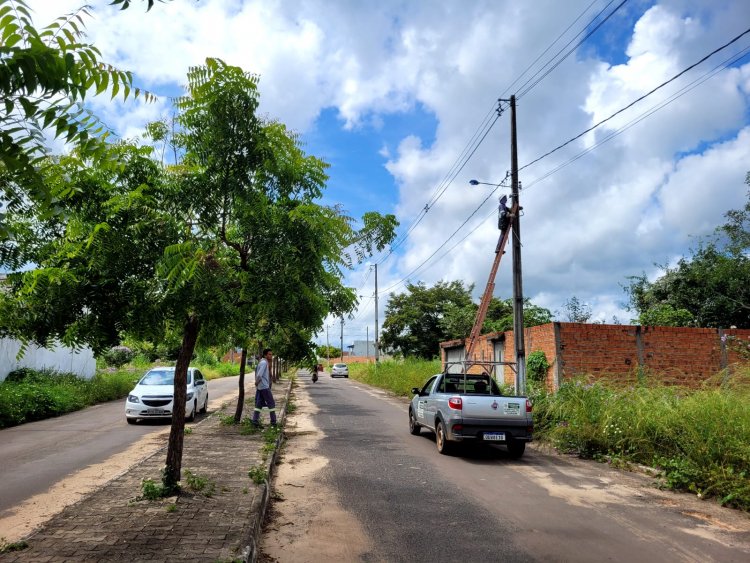 Prefeitura inicia operação ‘Iluminação por bairros’ e contemplará as zonas urbana e rural de Floriano