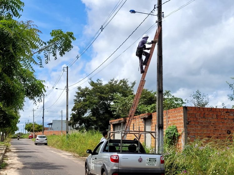 Prefeitura inicia operação ‘Iluminação por bairros’ e contemplará as zonas urbana e rural de Floriano