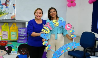 Abril Azul: Educação de Floriano promove ação para fortalecer a inclusão de crianças autistas