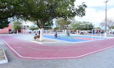 Praça do bairro Taboca é reurbanizada e devolvida pela Prefeitura de Floriano à população