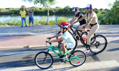 128 anos: Tradicional Passeio Ciclístico de aniversário dá show de participação em Floriano