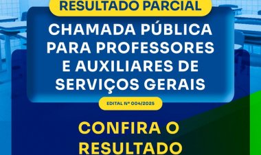 Prefeitura de Floriano divulga resultado parcial da entrevista para profissionais da educação
