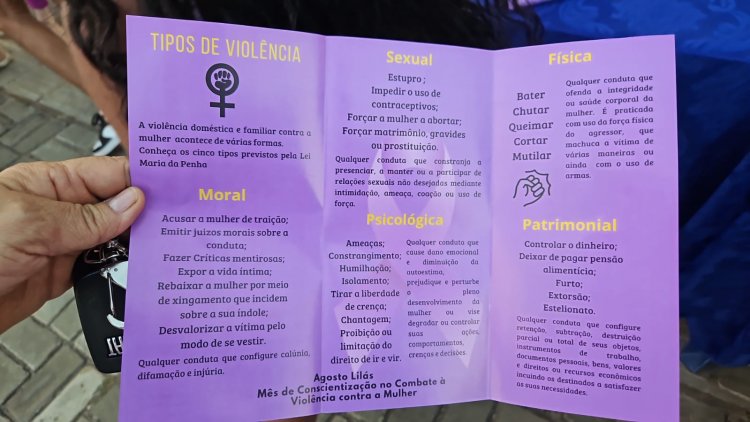 Prefeitura de Floriano e OAB realizam caminhada em alusão ao Agosto Lilás