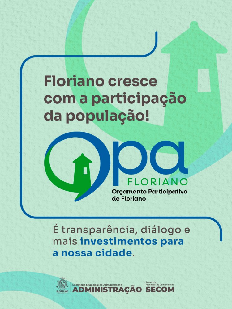 Definidas as ações a serem executadas através do Orçamento Participativo de Floriano 2025/2026