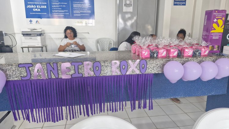 Prefeitura de Floriano realiza ação de saúde durante as campanhas Janeiro Branco e Janeiro Roxo