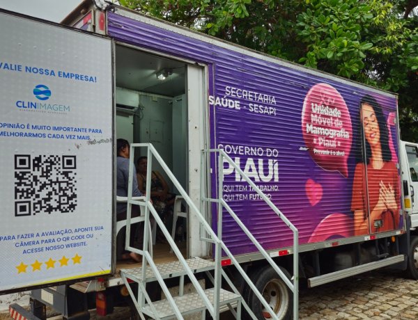 Caminhão da Mamografia realiza em Floriano exames gratuitos pelo SUS