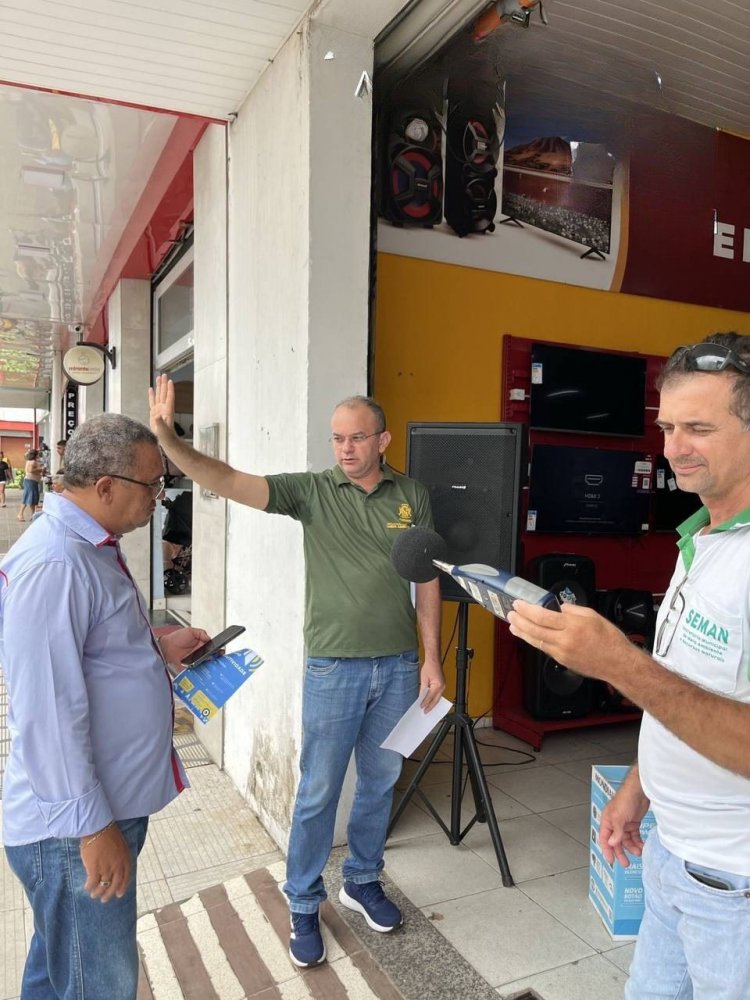 Secretaria de Meio Ambiente de Floriano realiza campanha de prevenção e combate à poluição sonora