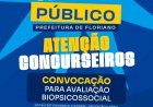 Prefeitura de Floriano convoca candidatos para avaliação biopsicossocial do concurso público