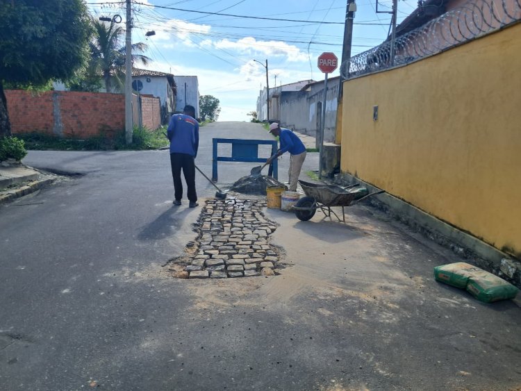 Prefeitura de Floriano realiza operação Tapa-Buracos em 14 bairros no mês de fevereiro